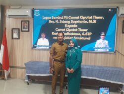 Lepas sambut Camat plt Drs H Sutang Supriyanto.Msi kepada Rastra Yudhatama.S.STP Jabat Camat Ciputat- timur Kota Tang-sel