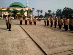 Pelepasan Anggota Baru Saka Bhayangkara oleh Polsek Pamulang