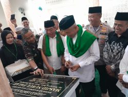 Wakapolsek Legok Hadiri Peresmian Masjid Baru dan Acara Halal Bihalal di Desa Rancagong