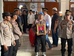 Kapolres Tangsel Pimpin Langsung Upacara Pelepasan Jenazah Wakapolsek Ciptim