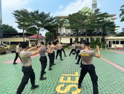 Sat Samapta Polres Tangsel Gelar Latihan Drill Borgol Polri