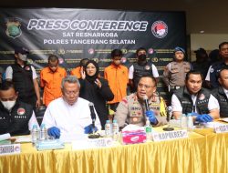 Ungkap Tempat Produksi Tembakau Sintetis, Sat Narkoba Polres Tangsel Amankan 3 Tersangka dan 1 DPO