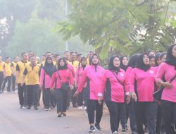 Sambut Kemala Run 2024: Polres Tangerang Selatan dan Bhayangkari Laksanakan Olahraga Pagi Bersama