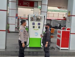 Antisipasi Rawan Pencurian, Bhabinkamtibmas Sambangi SPBU di Cempaka Putih Sampaikan Pesan Kamtibmas
