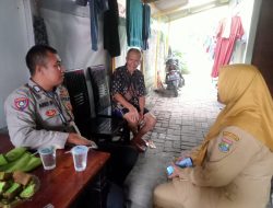 Bhabinkamtibmas Polsek Kelapa Dua Sambangi Warga dan Berikan Himbauan Kamtibmas