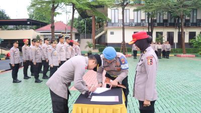 224 Siswa Polwan Angkatan 55 Latja di Polres Tangerang Selatan