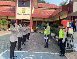 Latja Siswa Polwan Angkatan 55 di Polsek Pamulang Berjalan Kondusif