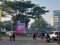 Gatur Lalin Pagi Hari Sat Samapta Polres Tangerang Selatan Unit Patroli