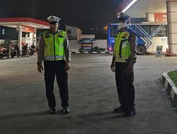 Pelayanan Masyarakat oleh Unit Lalu Lintas Polsek Ciputat Timur, Antisipasi Kemacetan di SPBU