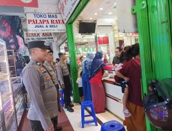 Unit Samapta Polsek Curug Lakukan Tugas Rutin Patroli Dialogis di Pasar Tradisional Curug Tangerang