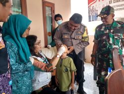 Bhabinkamtibmas Cijantra Sukseskan PIN Polio