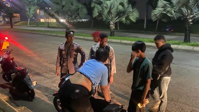 Patroli Skala Besar Polres Tangerang Selatan Antisipasi Balap Liar Dan Tawuran