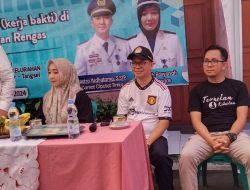 Kegiatan Padat Karya di Kelurahan Rengas, Dihadiri oleh Bhabinkamtibmas dan Pejabat Daerah