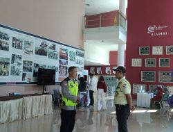 Bhabinkamtibmas Berikan Himbauan Kepada Security Global Jaya School