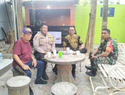 Bhabinkamtibmas dan Babinsa Kelurahan Bencongan Sambangi Tokoh Masyarakat untuk Jaga Kamtibmas