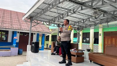 Bhabinkamtibmas Hadiri Kegiatan Sosialisasi Kenakalan Remaja di SMPN 2 Legok