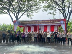Gelar Simulasi Sispamkota, Wujud Kesiapan Polres Tangsel Amankan Pilkada 2024