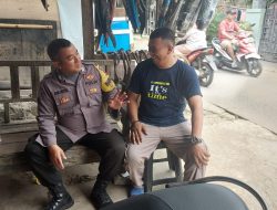 Bhabinkamtibmas Desa Legok Ajak Warga Jaga Keamanan dan Ketertiban Lingkungan