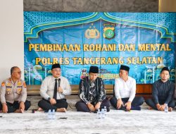Binrohtal di Masjid Al Iman Aspol Pakujaya, Ini Pesan Kapolres Tangsel