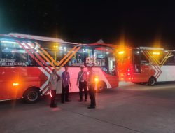 Antisipasi Potensi Kemacetan Polsek Ciputat Timur Laksanakan Pengaturan Lalu Lintas Di Area SPBU