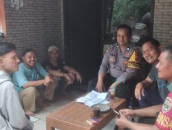 Bhabinkamtibmas Pondok Karya Lakukan Sambang Warga dan Sampaikan Himbauan Kamtibmas