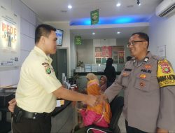 Bhabinkamtibmas Polsek Pondok Aren Sambangi Bank BRI, Berikan Himbauan Kamtibmas kepada Satpam