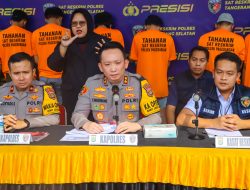 Sindikat Pencurian Motor Beroperasi di 4 Kota, Polres Tangsel Amankan Pelaku Bersenjata Api