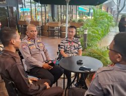 Ciptakan Rasa Aman, Sat Binmas Polres Tangsel Kunjungi AEON Mall