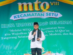 Dibuka Wali Kota Benyamin, MTQ ke-VIII Tingkat Kecamatan Setu Resmi Digelar