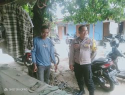 Menuju Pilkada Damai: Bhabinkamtibmas Curug Sangereng Lakukan Dinas Sambang Dialogis