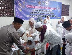 Sukseskan Pilkada 2024 Polsek Legok Gelar Pengajian Rutin dan Santunan Anak Yatim