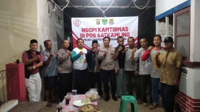 Perkuat Sinergi, Polsek Legok Gelar Ngopi Kamtibmas Bersama Warga Desa Kemuning
