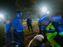 Cegah Kejahatan Jalanan, Polsek Legok Intensifkan Patroli Malam Hari