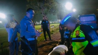 Cegah Kejahatan Jalanan, Polsek Legok Intensifkan Patroli Malam Hari