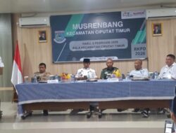 Murenbang kecamatan ciputat timur fokus pada pembangunan infrastruktur dan pendidikan