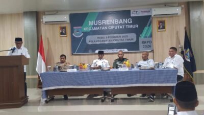 Murenbang kecamatan ciputat timur fokus pada pembangunan infrastruktur dan pendidikan