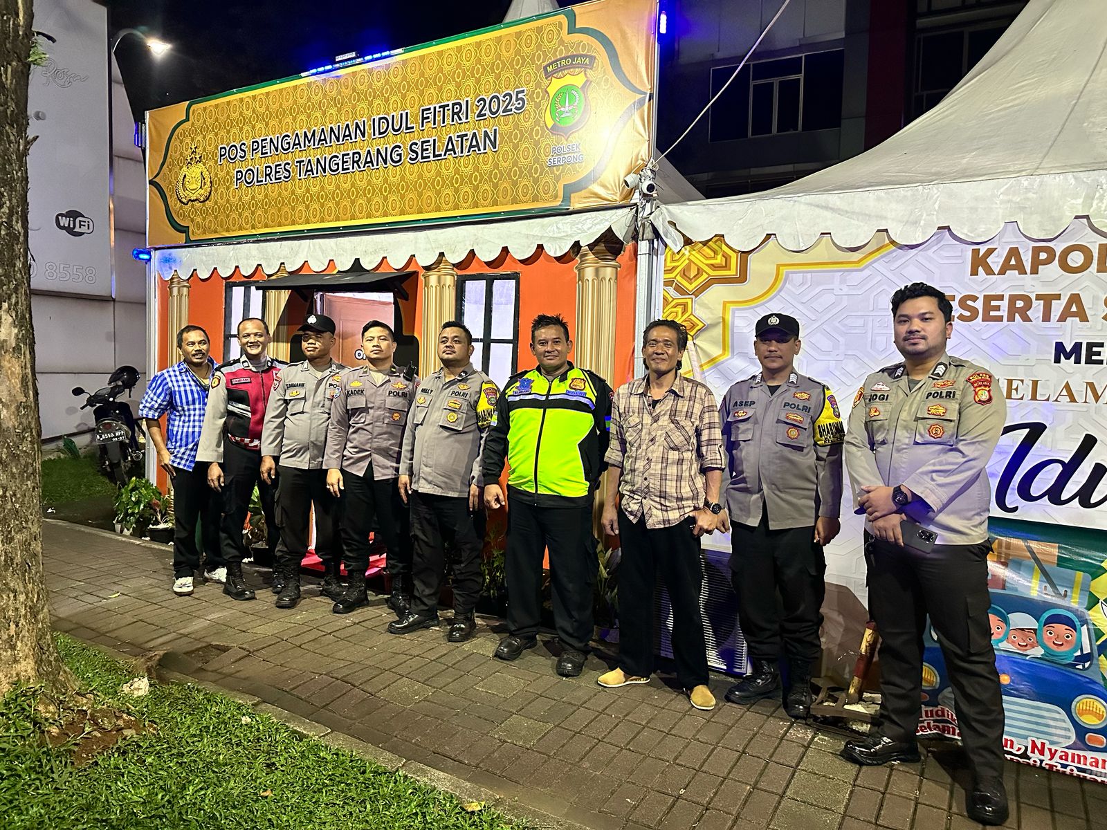 Pengecekan Pos Pengamanan Idul Fitri 2025 Polsek Serpong Resort ...