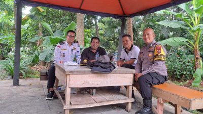 Bhabinkamtibmas Pondok Jaya Sambangi Lurah, Pererat Silaturahmi dan Jaga Kamtibmas