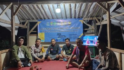 Bhabinkamtibmas Ciater Cek Poskamling Terpadu, Ajak Warga Perkuat Keamanan Lingkungan