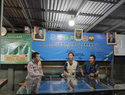 Bhabinkamtibmas Ciater Cek Poskamling Terpadu, Perkuat Program Jaga Jakarta+