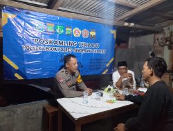 Polsek Legok Perkuat Keamanan Lingkungan Lewat Pengecekan Poskamling Terpadu di Rancagong