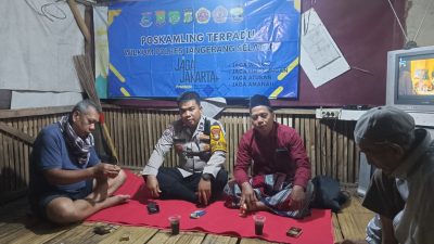 Pengecekan Poskamling Terpadu, Polsek Serpong Perkuat Sinergi Warga Jaga Keamanan Lingkungan