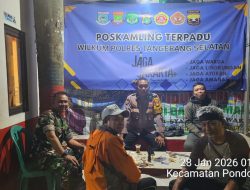 Siskamling Terpadu Pondok Aren, Perkuat Guyub Warga dan Cegah Gangguan Kamtibmas
