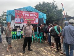 Cooling System dan KRYD Polsek Pagedangan Melakasanakan Pengamanan Pemilihan Ketua RW di Desa Cicalengka