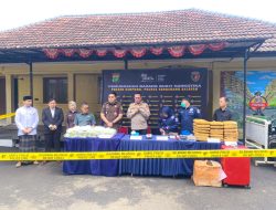 Polsek Serpong Musnahkan Puluhan Kilogram Narkotika Hasil Pengungkapan Kasus Awal 2026