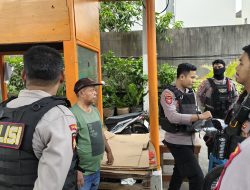 Antisipasi Kejahatan, Polisi Sisir Permukiman yang Ditinggal Mudik