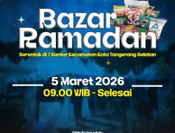 Siap-siap! 5 Maret Bazar Ramadan Digelar di 7 Kecamatan Tangsel, Belanja Sembako Murah dan Tanpa Kupon 