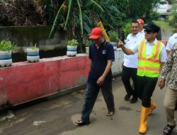 Tinjau Titik Banjir dan Longsor Akibat Hujan Ekstrem, Pilar Genjot Pemasangan Long Storage hingga Normalisasi Sungai
