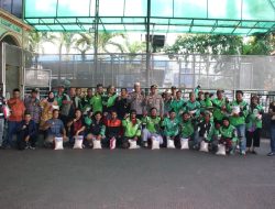 Wujud Kepedulian Polri, Polsek Metro Tamansari Salurkan Bantuan Beras untuk Sabuk Kamtibmas