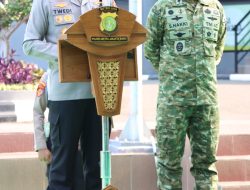 Kapolres Jakbar dan Dandim 0503 Pimpin Langsung Apel Pelayanan Pengamanan Pertandingan Persija vs Persib